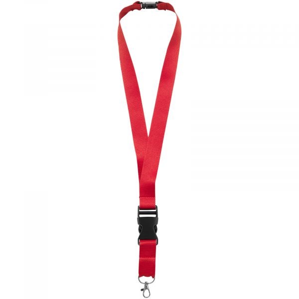 Lanyard con hebilla separable y clip de seguridad "Yogi"