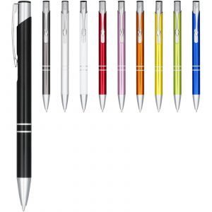 Bolígrafo de aluminio anodizado Moneta (tinta azul)