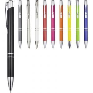 Bolígrafo de aluminio Moneta (tinta negra)