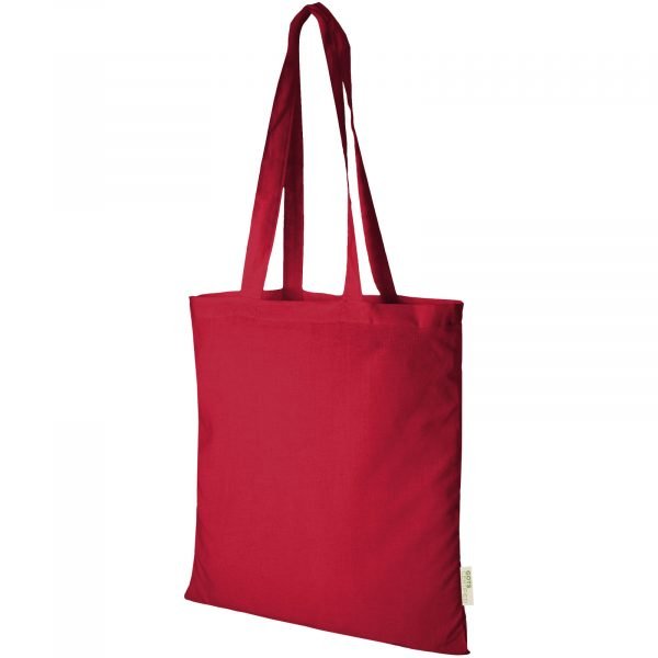 Bolsa Tote de algodón orgánico de 100 g/m²  para personalizar con logo - Imagen 3