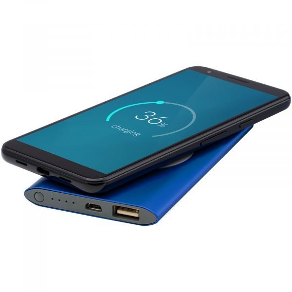 Batería externa inalámbrica de 4000 mAh  para personalizar con logo - Imagen 2