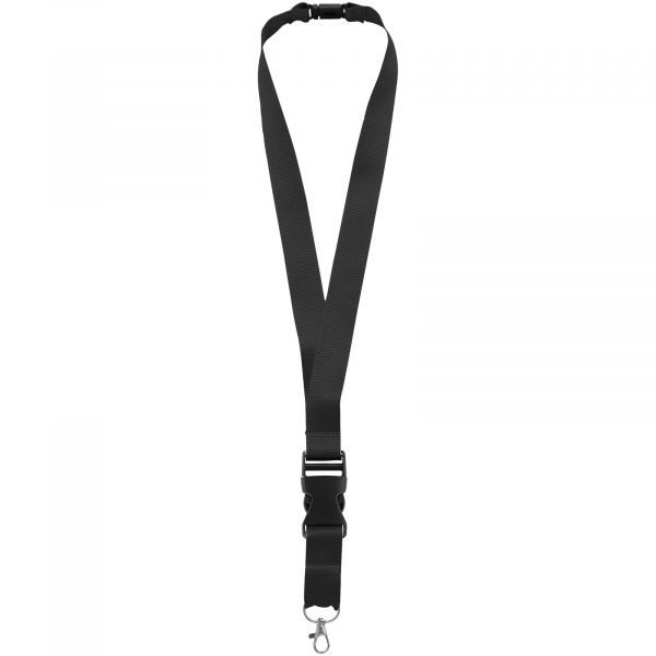 Lanyard con hebilla separable y clip de seguridad  para personalizar con logo - Imagen 5