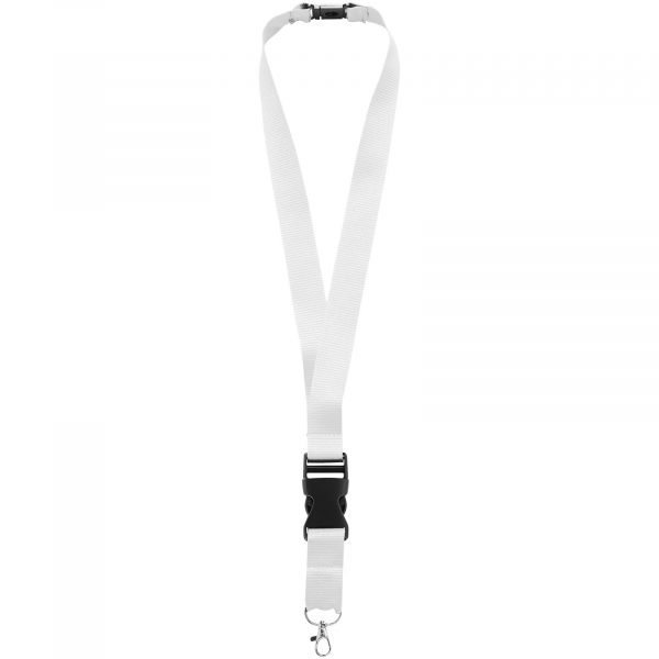 Lanyard con hebilla separable y clip de seguridad  para personalizar con logo - Imagen 6