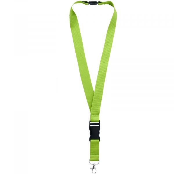 Lanyard con hebilla separable y clip de seguridad  para personalizar con logo - Imagen 7