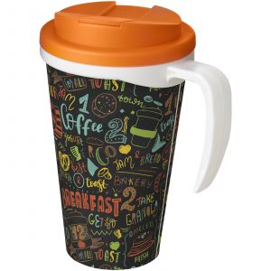 Brite-Americano® Taza de 350 ml con tapa antigoteo Grande