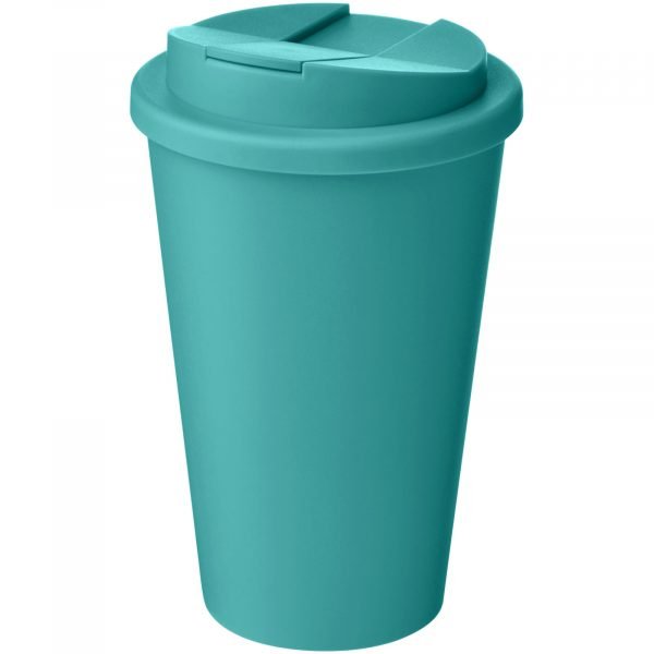 Vaso con aislamiento de 350 ml con tapa antigoteo  para personalizar con logo - Imagen 3