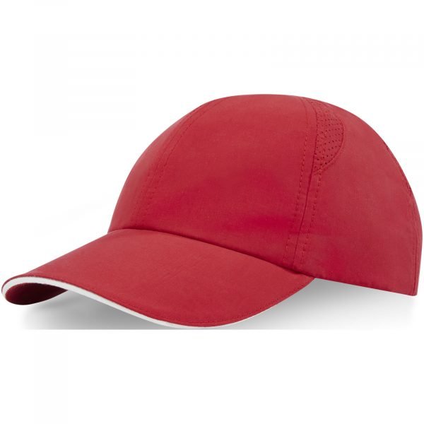 Gorra sandwich reciclada de 6 paneles Cool Fit GRS  para personalizar con logo - Imagen 2