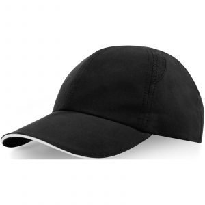 Gorra sandwich reciclada de 6 paneles Cool Fit GRS de 110 g/m² Morion