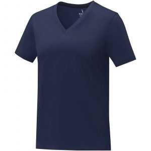 Camiseta de manga corta y cuello en V para mujer "Somoto"
