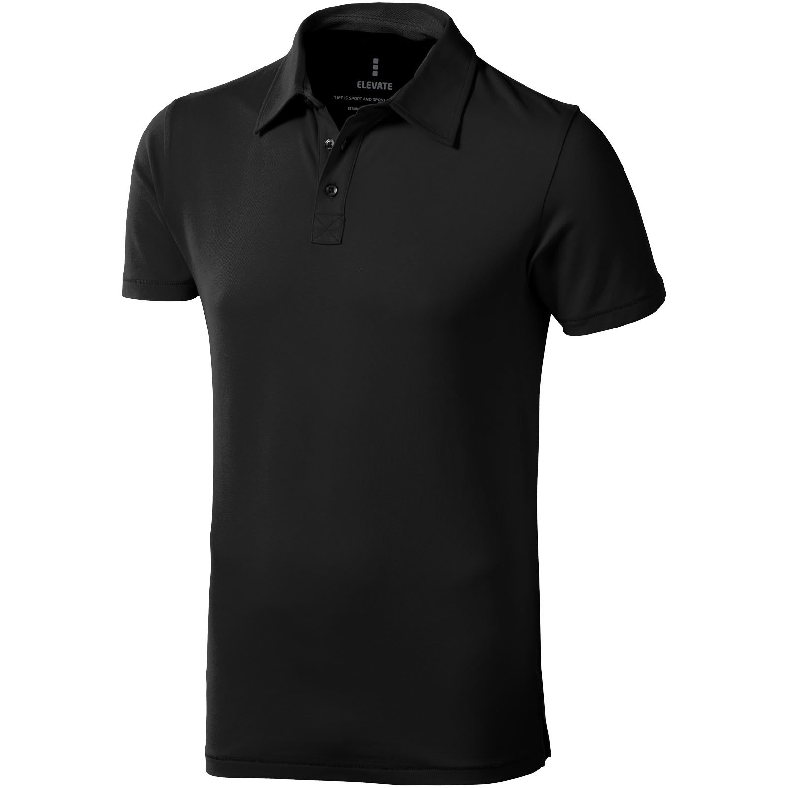 Polo de manga corta elástico para hombre para personalizar con logo - Imagen 4