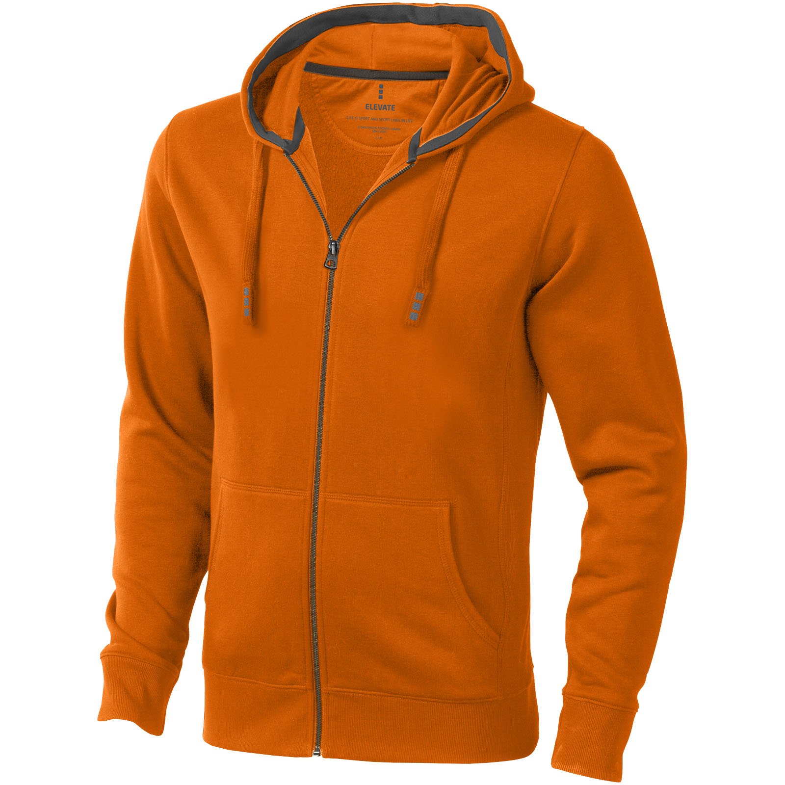 Sudadera con capucha y cremallera para hombre para personalizar con logo - Imagen 3