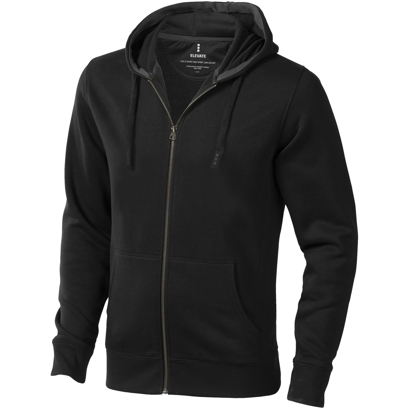 Sudadera con capucha y cremallera para hombre para personalizar con logo - Imagen 6