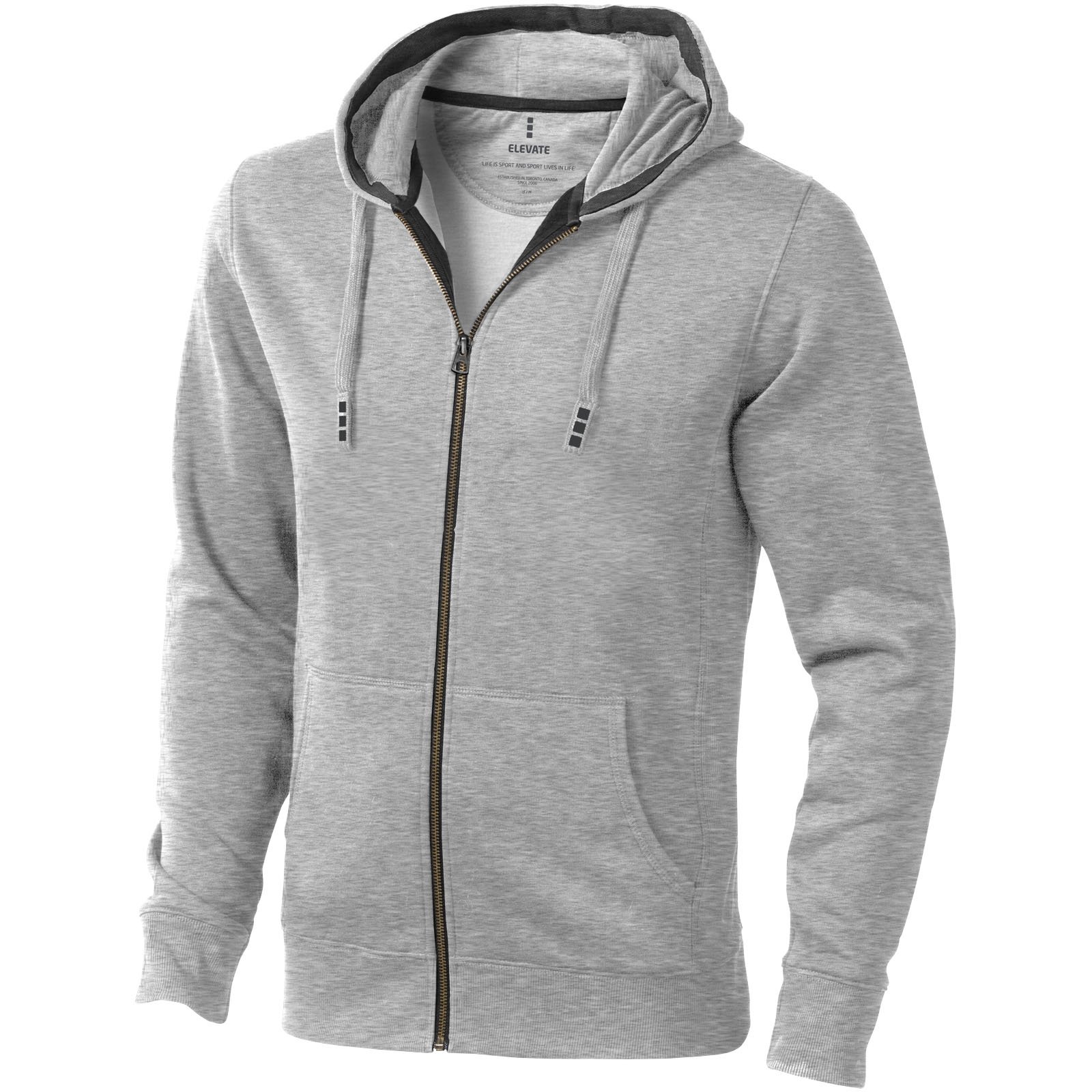 Sudadera con capucha y cremallera para hombre para personalizar con logo - Imagen 7