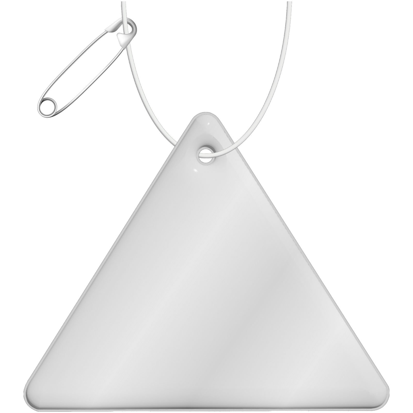 Colgante de PVC reflectante triangular H-12 "RFX™"
