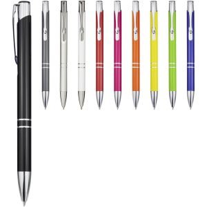 Bolígrafo de aluminio reciclado Moneta (tinta negra)