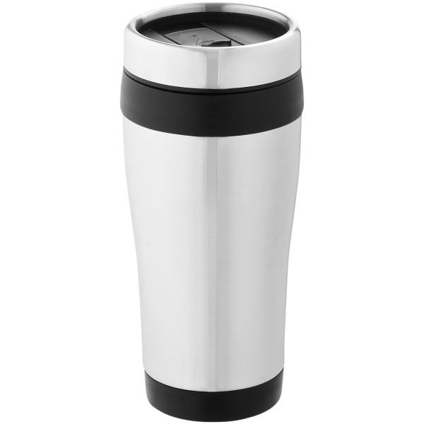 Vaso con aislamiento de acero inoxidable reciclado de 410 ml con certificación RCS  para personalizar con logo - Imagen 4