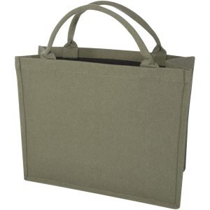 Bolsa Tote cuadrada de 500 g/m² con material reciclado Aware™ "Page"