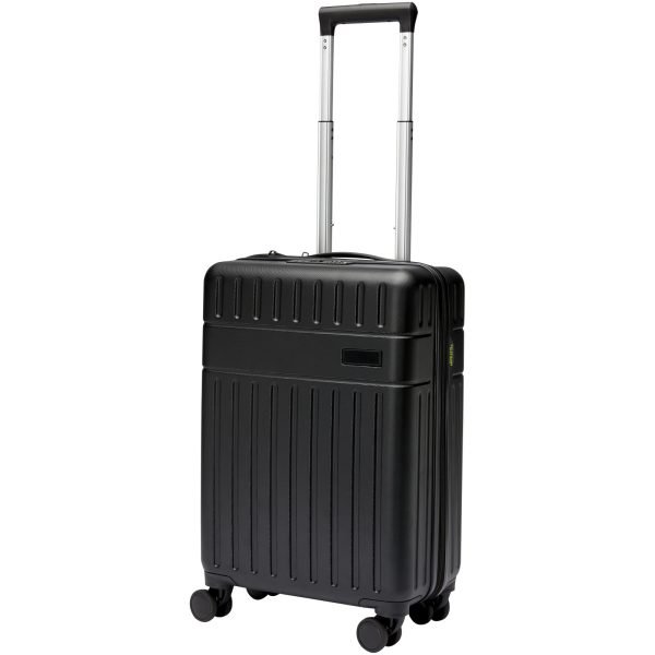 Trolley de cabina en material reciclado GRS de 20" para personalizar con logo - Imagen 2