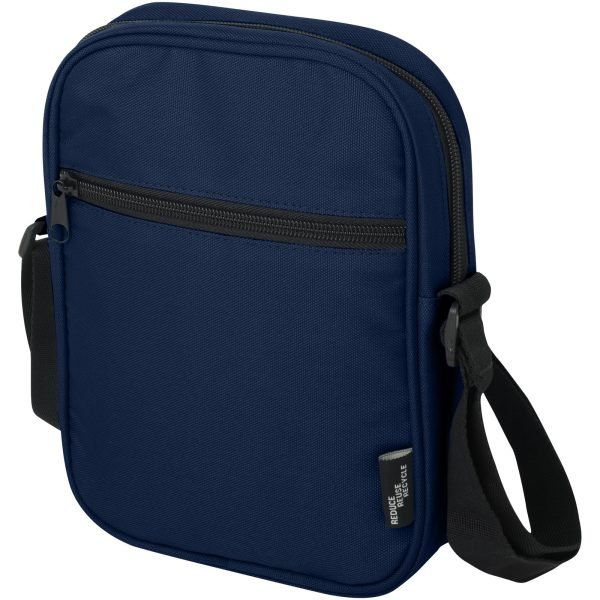 Bandolera de material reciclado GRS de 2 l  para personalizar con logo - Imagen 3