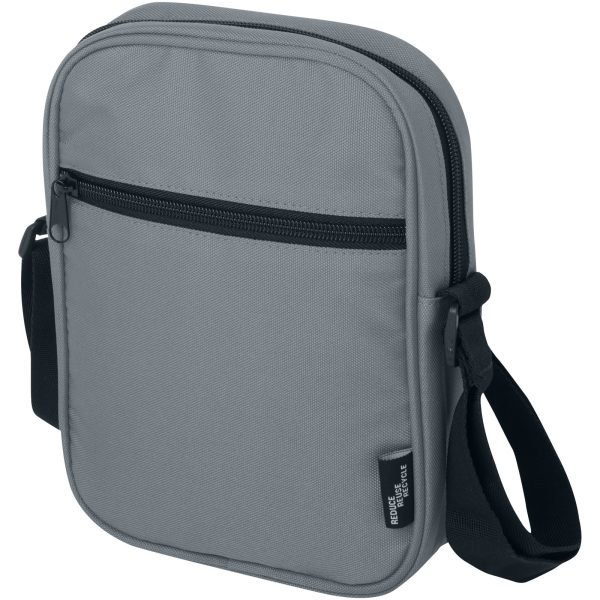 Bandolera de material reciclado GRS de 2 l  para personalizar con logo - Imagen 5