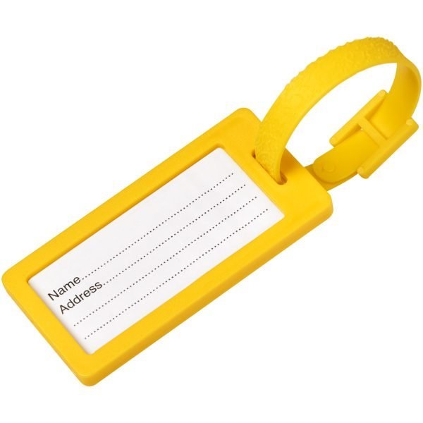 Identificador de equipaje con ventana  para personalizar con logo - Imagen 2