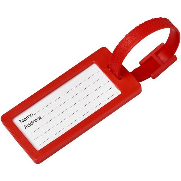 Identificador de equipaje con ventana  para personalizar con logo - Imagen 3
