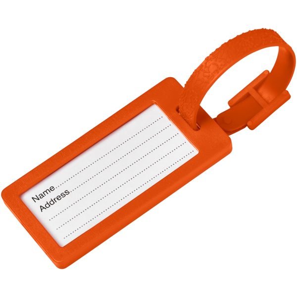Identificador de equipaje con ventana  para personalizar con logo - Imagen 4