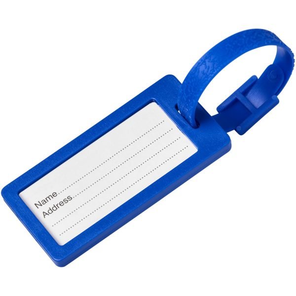 Identificador de equipaje con ventana  para personalizar con logo - Imagen 5