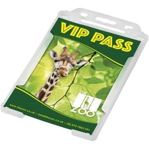 Tarjetero de plástico reciclado "Pierre"