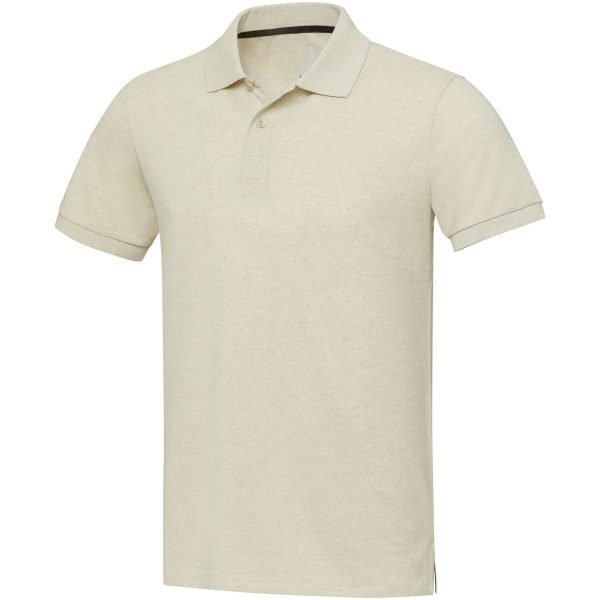 Polo de manga corta unisex con material reciclado Aware™  para personalizar con logo - Imagen 2