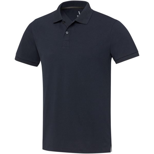 Polo de manga corta unisex con material reciclado Aware™  para personalizar con logo - Imagen 3