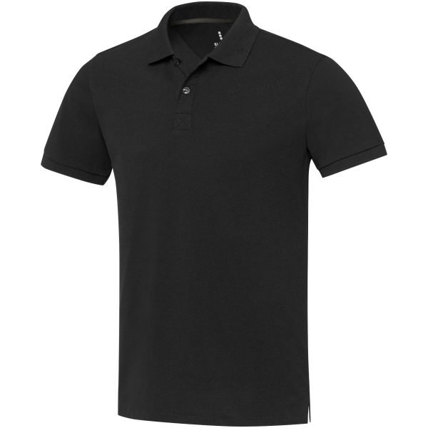 Polo de manga corta unisex con material reciclado Aware™  para personalizar con logo - Imagen 4