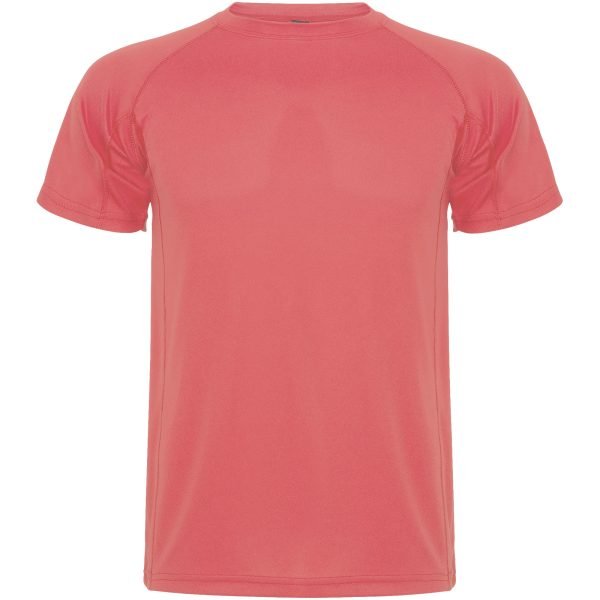 Camiseta deportiva de manga corta infantil  para personalizar con logo - Imagen 11
