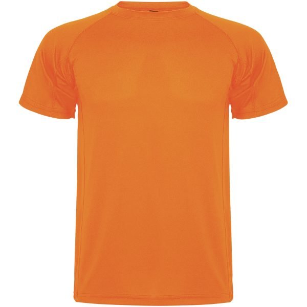 Camiseta deportiva de manga corta infantil  para personalizar con logo - Imagen 8