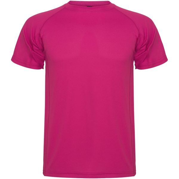 Camiseta deportiva de manga corta infantil  para personalizar con logo - Imagen 6