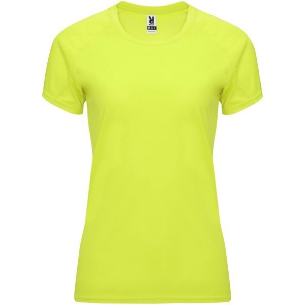 Camiseta deportiva de manga corta para mujer  para personalizar con logo - Imagen 2