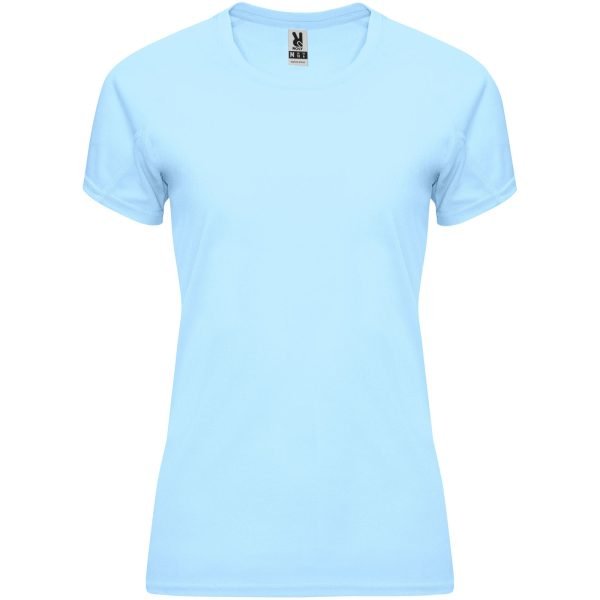 Camiseta deportiva de manga corta para mujer  para personalizar con logo - Imagen 6