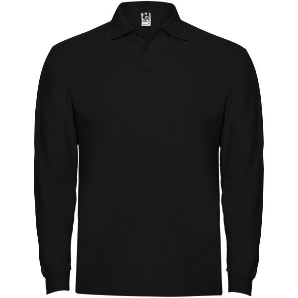 Polo de manga larga para hombre  para personalizar con logo - Imagen 5