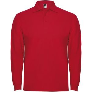 Polo de manga larga para hombre de 220 g/m² Estrella