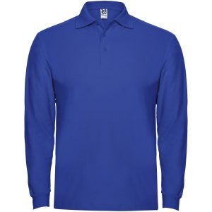 Polo de manga larga para hombre de 220 g/m² Estrella