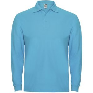 Polo de manga larga para hombre de 220 g/m² Estrella