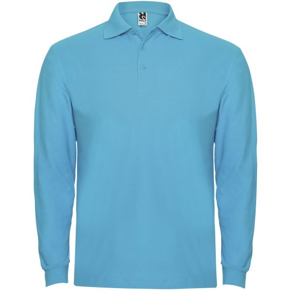 Polo de manga larga para hombre  para personalizar con logo - Imagen 7