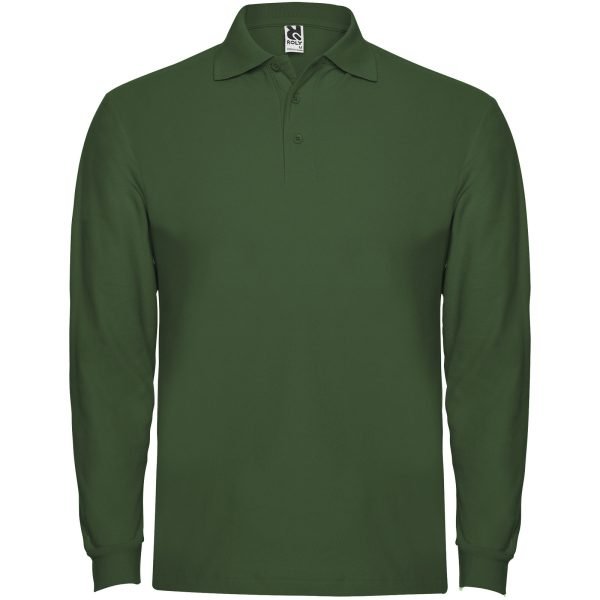 Polo de manga larga para hombre  para personalizar con logo - Imagen 13