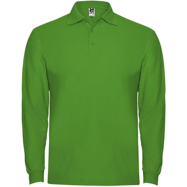 Polo de manga larga para hombre  para personalizar con logo - Imagen 8