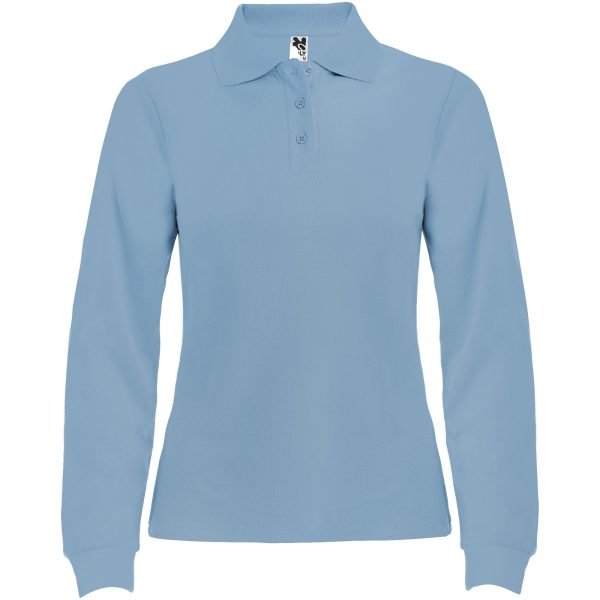 Polo de manga larga para mujer  para personalizar con logo - Imagen 3