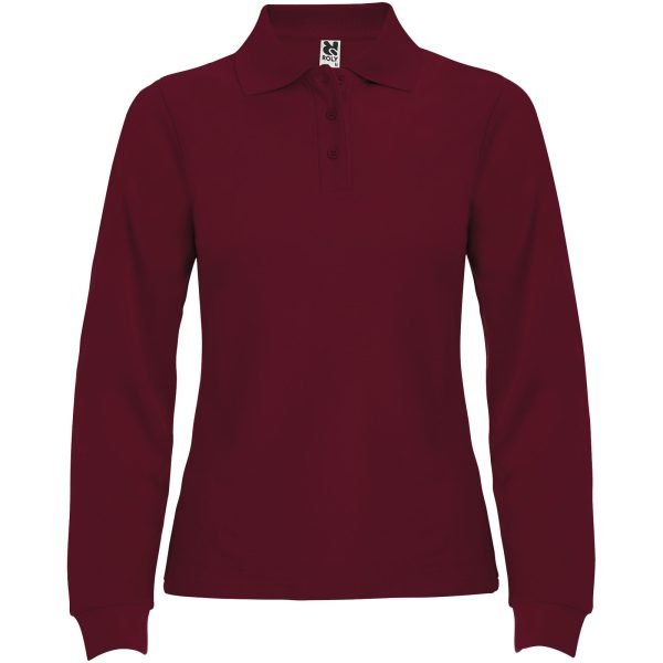 Polo de manga larga para mujer  para personalizar con logo - Imagen 2