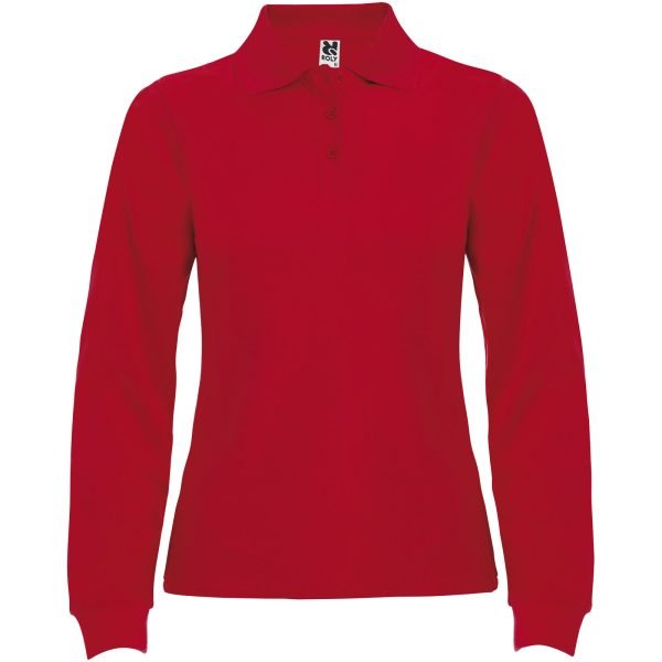 Polo de manga larga para mujer  para personalizar con logo - Imagen 9