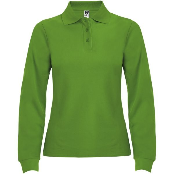 Polo de manga larga para mujer  para personalizar con logo - Imagen 7