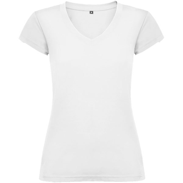 Camiseta de cuello de pico de manga corta para mujer "Victoria"