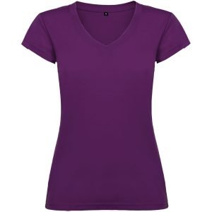 Camiseta de cuello de pico de manga corta para mujer "Victoria"